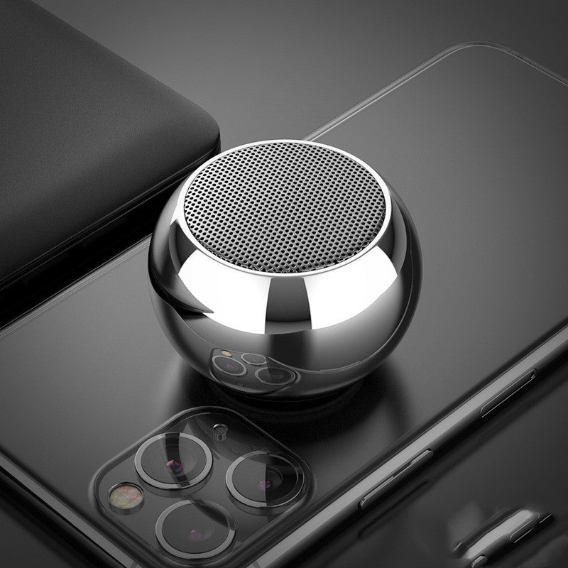 M3 Colorful Wireless Speakers 3D Mini Electroplating Round Steel Cannon Blue tooth Speaker Radio Support