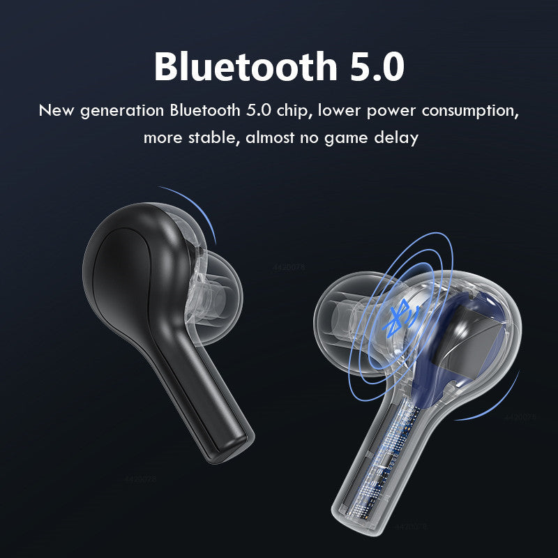 TWS Bluetooth Wireless Headphones LED Earphones Hifi Sports Waterproof Earbuds Bluetooth 5